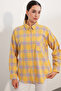 3854 Plaid Pattern Double Pocket Shirt - 3