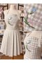 Tulip Embroidered Kitchen Apron