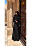 Armina Stringed Abaya – Elegant Tie-Sleeve 3-in-1 Set with Inner Dress & Matching Hijab