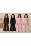 Girl's 4-Piece Set Long-Sleeved Blouse and Pants Set 3-8 Years Old