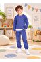 Kids & Baby Unisex Crew Neck Fleece-Lined Winter Sweatshirt Nursery Tracksuit Set 3-8 Years - 3