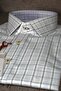 Navy Blue Striped Long Sleeve Cotton Pocket Comfortable Fit Premium Men's Shirt - 3