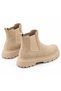 Bt C7 Beige Suede Beige High Sole Chelsea Casual Men's Boots - 7