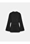 61002 Double-Breasted Belted Wool Blend Knitwear Cardigan-Black - 7