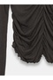 32112 Gathered Top-Dark Brown - 8