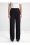 7954 High Waist Pleated Palazzo Pants -Black - 3