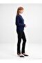 10640 Crew Neck Soft Textured Sweater-Dark Blue - 4