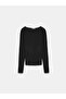 32325 Wool Blend Boat Neck Top-Black - 7