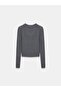 10819 Wool Blend Thin Knitwear-Smoked M. - 7