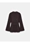 61002 Double-Breasted Belted Wool Blend Knitwear Cardigan-Dark Brown - 7