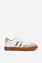 Women's White Stripe Detailed Casual Sports Shoes - 2