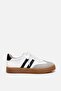 Women's White Stripe Detailed Casual Sports Shoes