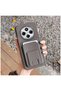 Xiaomi Redmi 14C Compatible Case Flexstand Card Holder Silicone Case Gray - 3
