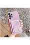 Samsung Galaxy A32 Compatible Case Flexstand Card Holder Silicone Case Rose Gold - 3