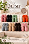 3-Piece Silent Sole Women's Slippers Indoor House Slippers Guest Slippers Dowry Bundle Slippers