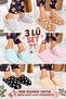 3 Pack Slippers Home Slippers Dowry Bundle Set