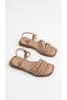 Mi̇a026-1512 Daily Women's Nut Color Holiday Sandals - 5