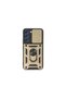 Samsung Galaxy S23 Fe Case with Pars Lens Ring Silicone - Gold