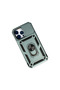 Apple iPhone 14 Pro Case Pars Silicone with Lens Ring - Green - 3