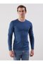 Esvab • Modern & Distinctive Zero Roba Collar Plain Long Sleeve Men's T-Shirt - 2