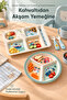 2-Piece Melamine Children's Plate - Extra Durable Bpa Free Feeding Set - Unbreakable Children's Feeding Plate - 4