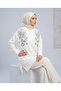 Stone Embroidered Soft Textured Flexible Premium Tunic - 3