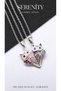 Owl Figured Magnet Double Steel Necklace