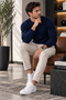 Men's Crew Neck Knit Sweater – Slim Fit, Long Sleeve, Classic and Stylish Casual Sweater - 2