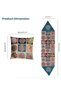 Luxury Cushion Covers & Table Runner Set - 6 Pcs (5 Cushion Covers, 1 Table Runner) – Elegant for Living Room, Dining & Gifting - Turquoise Green - 4