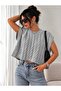 Women's Knitted Patterned Knitwear Sweater - 3