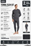 Unisex Thermal Underwear Set Level I Oc0053