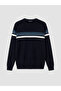 Esvab • Modern & Distinctive Zero Roba Collar Striped Men's Knitwear Sweater - 5