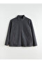 Özmarka New Season Standard Fit Mock Neck Fleece Men's Zippered Sweatshirt - 5