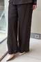 Missdalida Wide-Legged Linen Trousers with Tassels on the Sides - 2