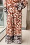 Kahma Contrast Leaf Patterned Trousers - 3