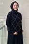 Cross Chain Embroidered Thin Wool Tunic - 3