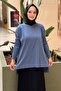 Crimped Sleeve Mercerized Tunic - 2