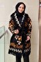 Tassel Detailed Patterned Knitwear Cardigan