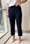 Synthesis One Button Pants with Elastic Back - 2