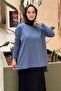 Crimped Sleeve Mercerized Tunic