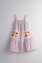 Flamboyant Muslin Girl's Dress 100% Cotton Organic