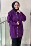Basic Angora Cardigan with Front Snaps - 2
