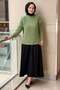Knitwear Tunic with Button Detail on the Shoulders - 3