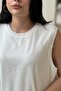 Fuat Gürşen Ribbed Sleeveless Chiffon Tunic - 3