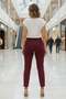 Synthesis One Button Pants with Elastic Back - 4