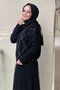 Cross Chain Embroidered Thin Wool Tunic - 2