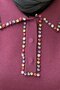 Shirt Collar Collars Colorful Stone Knitwear Tunic - 4