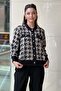 Pearl Button Patterned Knitwear Cardigan