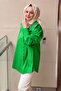 Verev Rib Knit Knitwear Collar Asymmetrical Buttoned Tunic - 2