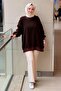 Tunic with Pleated Mercerized Sleeves and Detailed Pleats - 4